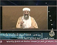 Bin Ladin directed his message at the American people